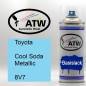 Preview: Toyota, Cool Soda Metallic, 8V7: 400ml Sprühdose, von ATW Autoteile West.